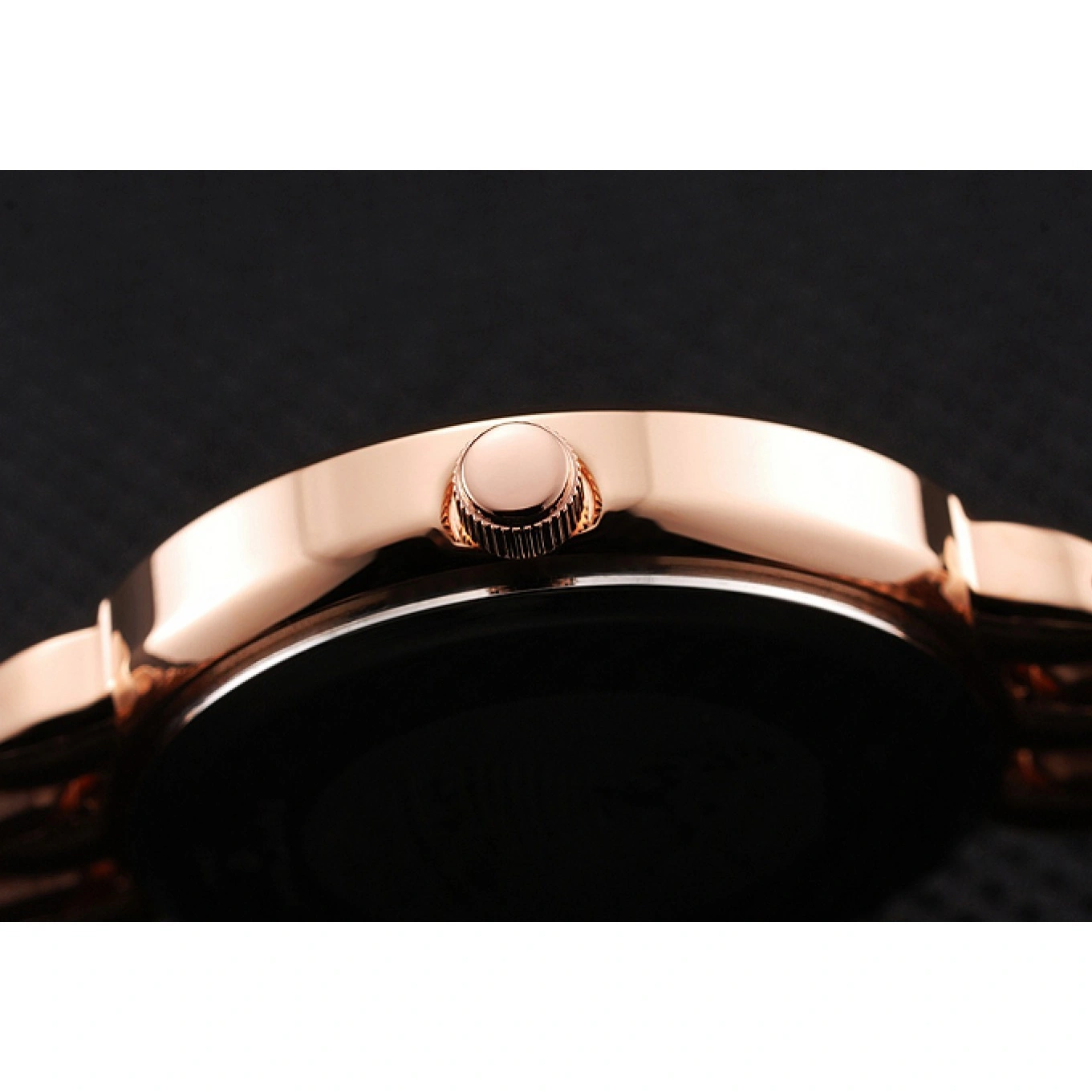 1015 Omega De Ville Prestige No Date White Dial With Diamonds Rose Gold Case Two Tone Bracelet